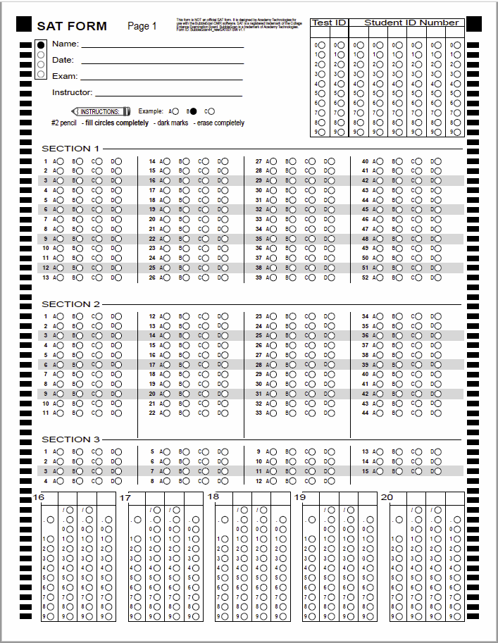 Sat answers. Бланки sat. Sat Test Sheet. Sat Math answer Sheet. Бланки sat Test.